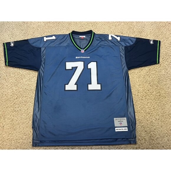Walter Jones 2008 Seahawks Mitchell & Ness Replica Collection Jersey Size 52 XXL - Picture 1 of 12